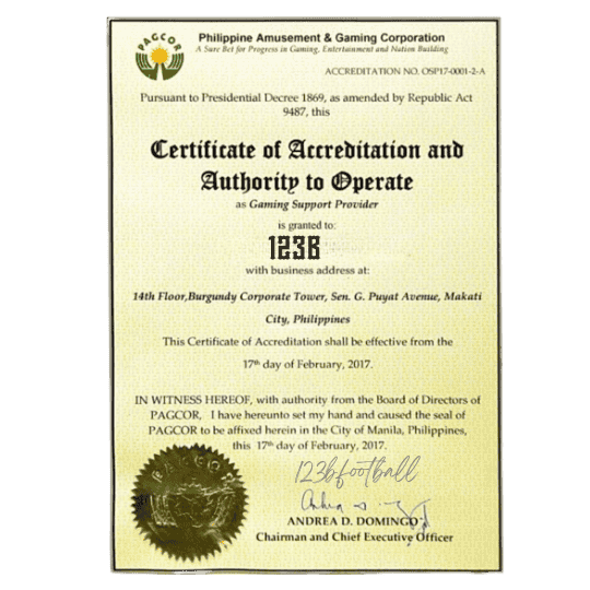 Giấy phép PAGCOR