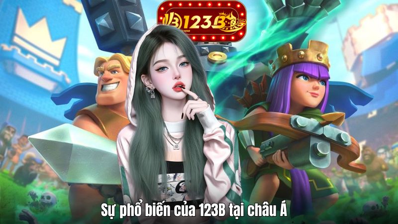 123B Sự phổ biến của 123B tại châu Á
