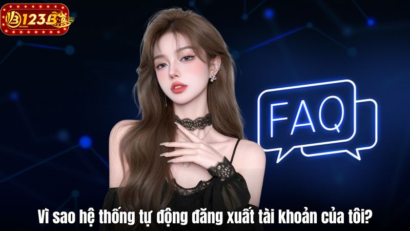 FAQ 123B – Giải đáp thắc mắc khi tham gia nhà cái Vì sao hệ thống tự động đăng xuất tài khoản của tôi?